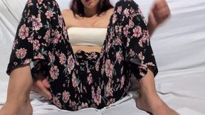 Redhead White Girl Squirts While Fingering