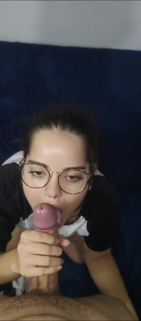 Besides Being Beautiful and Sucking Well, This White Girl Has a Wonderful Ass and a Hot Pussy.