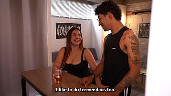 Bisexual Threesome with Skinny Busty Latina and White Girl