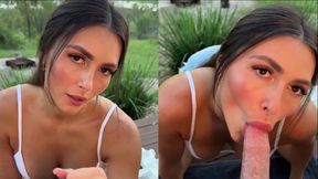 Latina beauty ignites fiery passion in wild public anal play