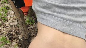 Walk in the Forest Ended With Sex in Doggy Style and Cum on My Anal