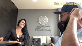 after finishing the interview she wants to try my cock - alessania69 - soldierhugecock