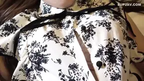 Hot teen Asian angel shows off her oppai and pussie