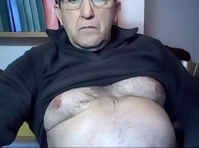 Italian Daddy Strokes His Big Cock