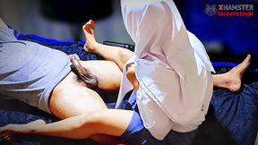 Satisfied boarding house owner because he is late in paying