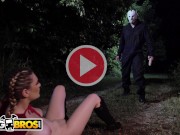 BANGBROS - Kara Lee Encounters Scary Villain In The Woods