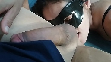 Fico com muito tesão quando a mulher chupa meu cu que acabo gozando sem tocar no pau
