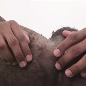 Sexy Hairy Black Asshole