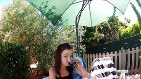 Two lovely French ladies having raw anal&#x1F44C; sex and extreme fisting in a wild party scene