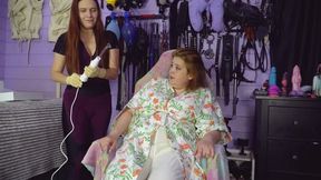 Stepdaughter nurse and beauty treatment