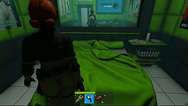 Hot blonde with big ass plays perverted 3D hentai game