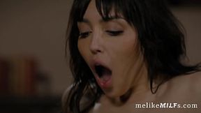 Naughty&#x1F608; office tryst: Vanilla's filthy puss gets ravaged by Tommy's tongue, 9-to-5 delight
