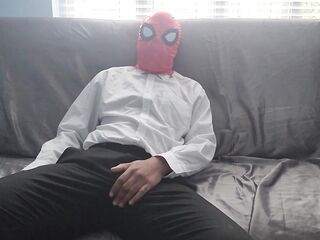 Shooting cum at my own face!