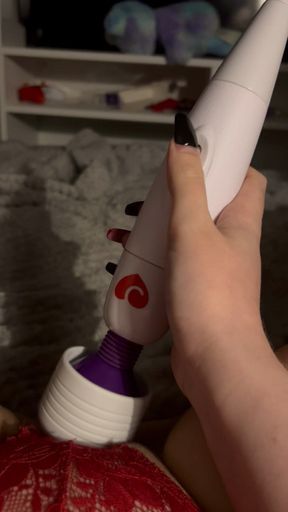 watch me enjoy my new wand 🫣