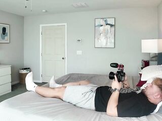 Hawt Golden-haired Shows Off Her ASSets BTS - Khloe Kapri