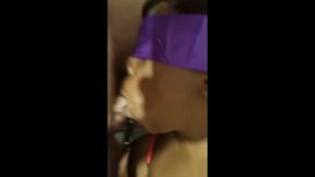 Big ass ebony milf gets squirting pussy ruined