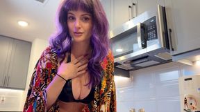 Goddess Petra Banx Makes Her Puppy Slave Dirty Panty and Sock Tea m - Female Domination, Pet Play, Foot Worship, Spit, Ass Worship, Public Humiliation