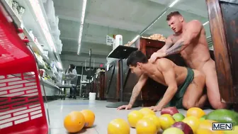 Ty Mitchell in hardcore bareback anal and blowjob scene