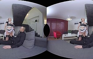 Luca Bella strikes again as a horny french maid