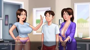 step sister and anon make hot seen in summertime saga part 2