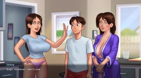 step sister and anon make hot seen in summertime saga part 2