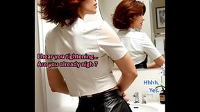 Midlife Crisis - Chapter 2 - Ode to JOI - Part 2 - AI Illustrated leather porn dream