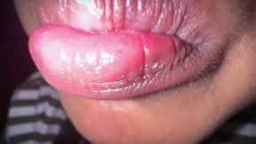 I Put a Banana in My Sensual Mouth While I Was Horny in Morning - This Is My Everyday Morning Routine