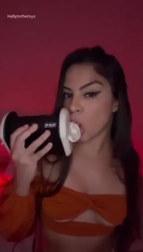 Licking your ear ASMR