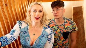 Blonde Milf Brittany Bardot Catches Neighbour With Her Hot Apple Pie!