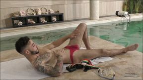 506 - Men Only - Julio and his new Olaf Benz Swimming Trunks