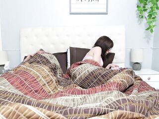 Why Step Mamma Catches Step Son Watching Stepmom Porn in Share Couch - Will that babe Aid him CUM?