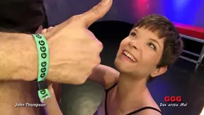 Shy amateur babes first time in bukkake gang bang swallow deep