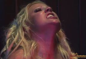 Blonde Beauty in Latex Boots Takes on a Wild Adventure in a Mysterious Dungeon