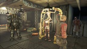 Blonde Anime Babe Straps On for Sexy Fallout 4 HQ Fucking Session