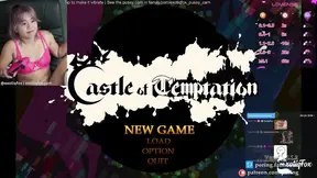 Dick Hungry Sluts! Castle of Tempation Part 1 ExotiqFox Gamer Girl Gooning Live Masurbation