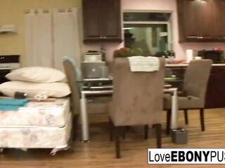 Black pornstar likes screwing a white stud