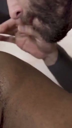 MASQULIN - Tattooed Markus Cage barebacked by hung black gay