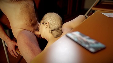 Sex Ed with a Busty Mature Cougar