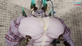 POV Behemoth Growth and Hyper Animation muscle worship gay cock worship