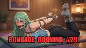 Bondage Gooning #29: Leather Mistress Rope Goon State