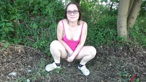 She will get a ride, but not without jizz on her butt