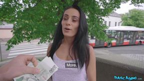 Czech Beauty Ignites Wild Passion with Public Flash