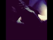 I show off by webcam with latex mask