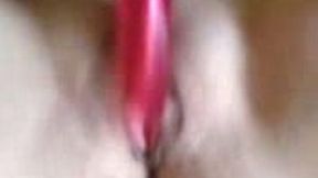 Watch me playing with my sex toys in my cozy bedroom