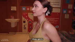 Hot Stranger Left Me Her Panties at the Laundromat and I Returned Them by Fucking Her