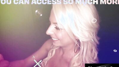 GloryholeSecrets - Juicy Hot Blonde Gets Titty Fucked & Deepthroated At The Gloryhole