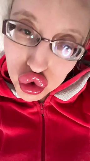 Captivated by the of Big Lips and Glossy Kisses