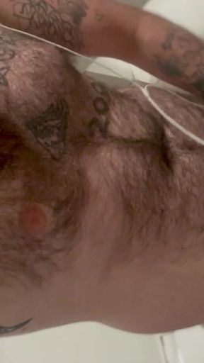Stroking in the Bathroom