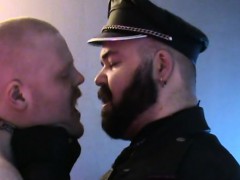 Danish Guys -  A bear and his slaveboy part 2 a little pinc