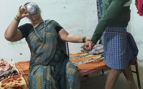 I Dominated My Stepmother While She Was Drinking Coffee and Had Sex.